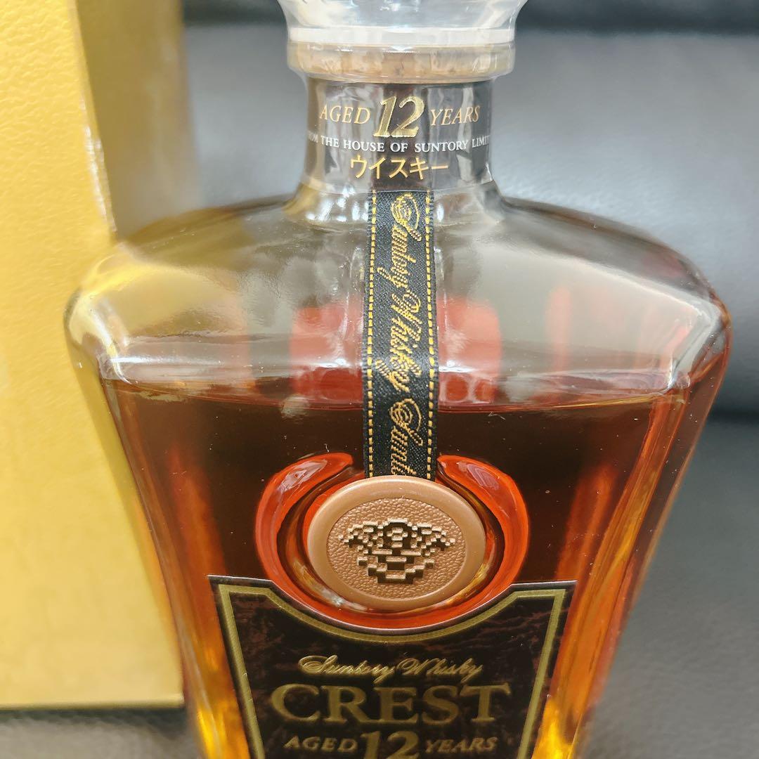 サントリー ウイスキー クレスト 12年 未開封 箱付き 終売品 古酒