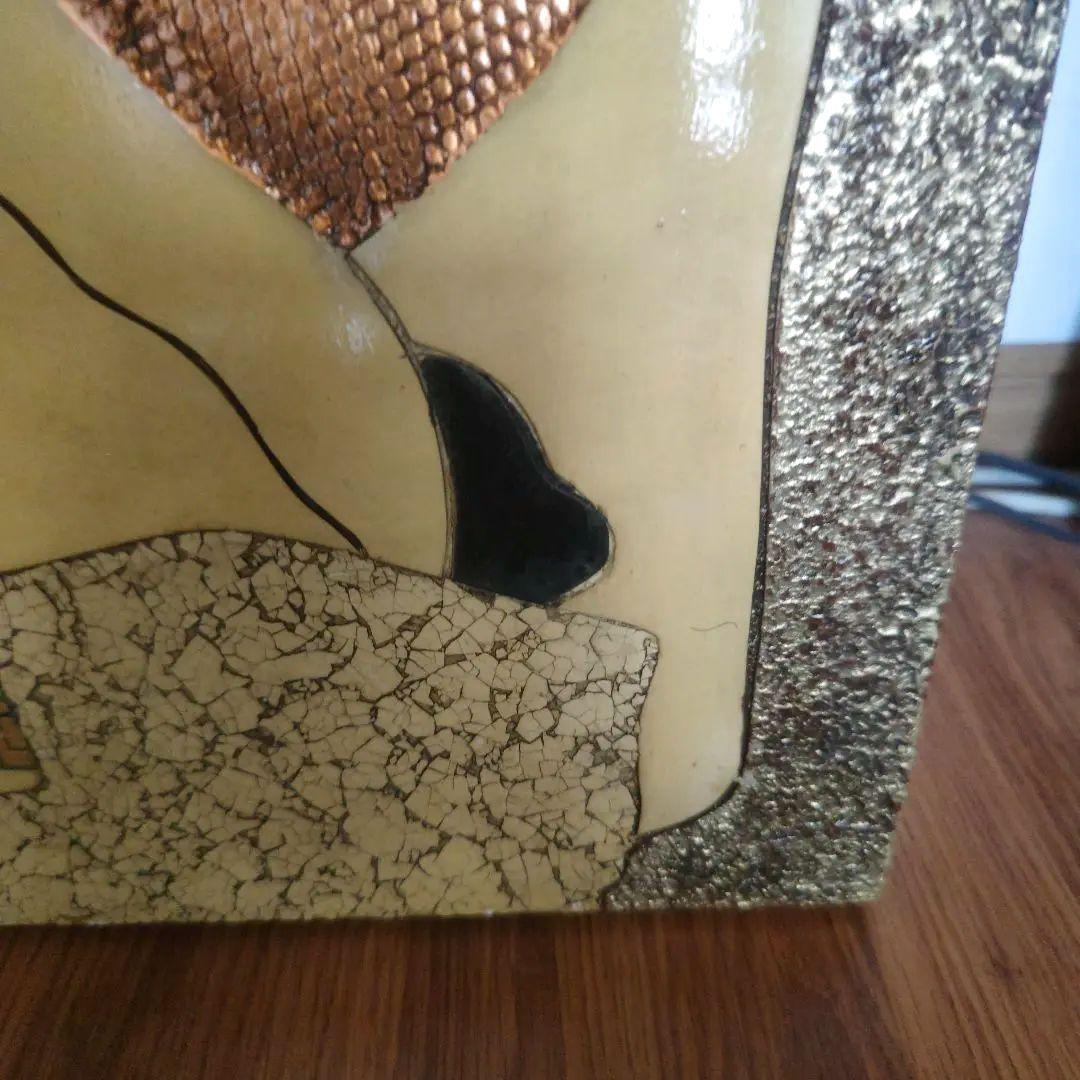 馬デザインオリエンタル彫刻絵　（馬が右向きタイプ）