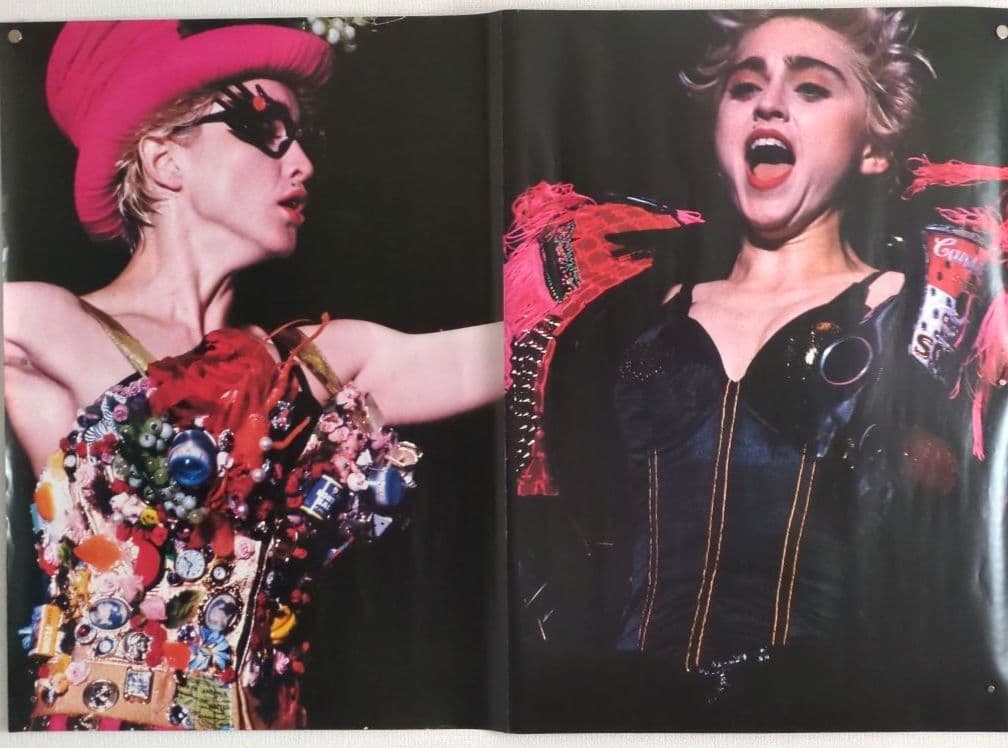 【希少レア品】MADONNA マドンナ 1987年日本公演 ＜ポスタークリップ＞
