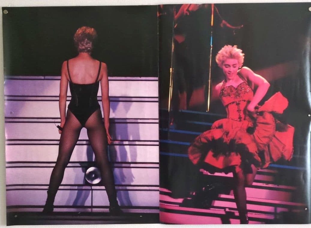 【希少レア品】MADONNA マドンナ 1987年日本公演 ＜ポスタークリップ＞