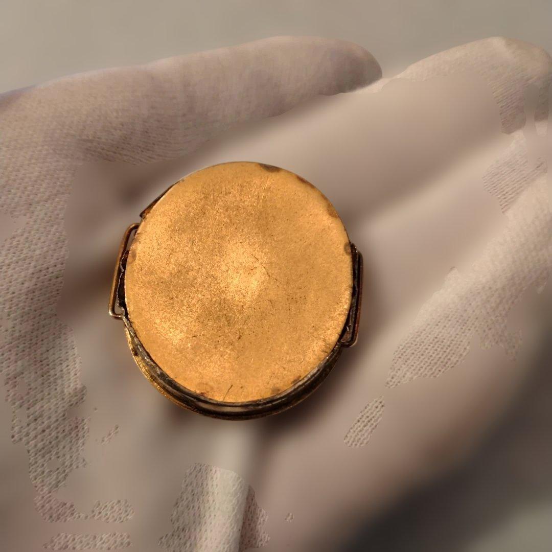 お値下げ　イギリス　ミニアチュール　k18フレーム　17世紀