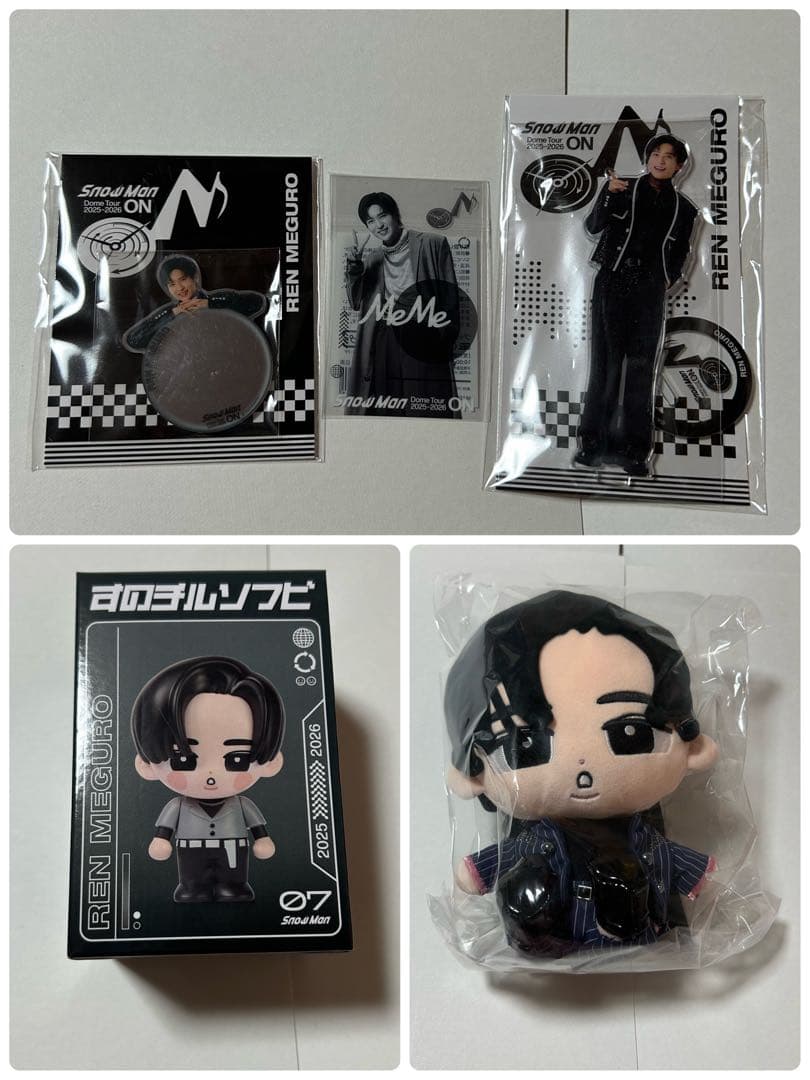  Man目黒蓮　ぬいぐるみ　ソフビ　アクスタ　　ステッカー