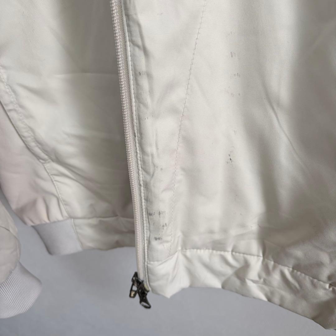 L 白 ナイキ NIKE golf ゴルフ ジャケット ブルゾン 袖取り外し可能