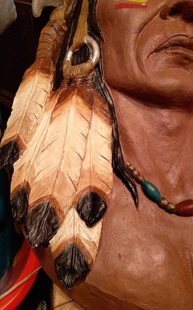 USAで購入したビンテージインディアン壁掛け