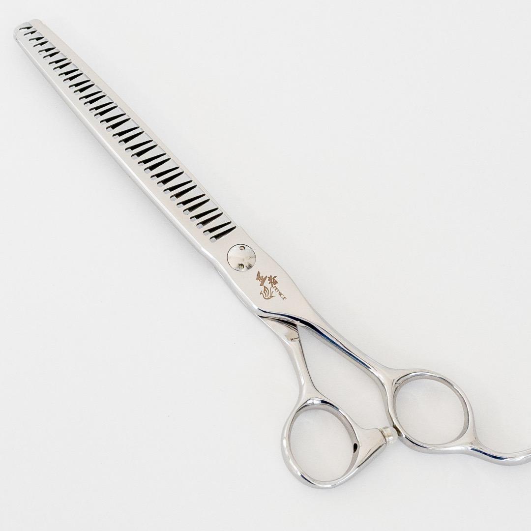 7インチ　3D グラデーション　ブレンディングシザー　vg10 コバルト