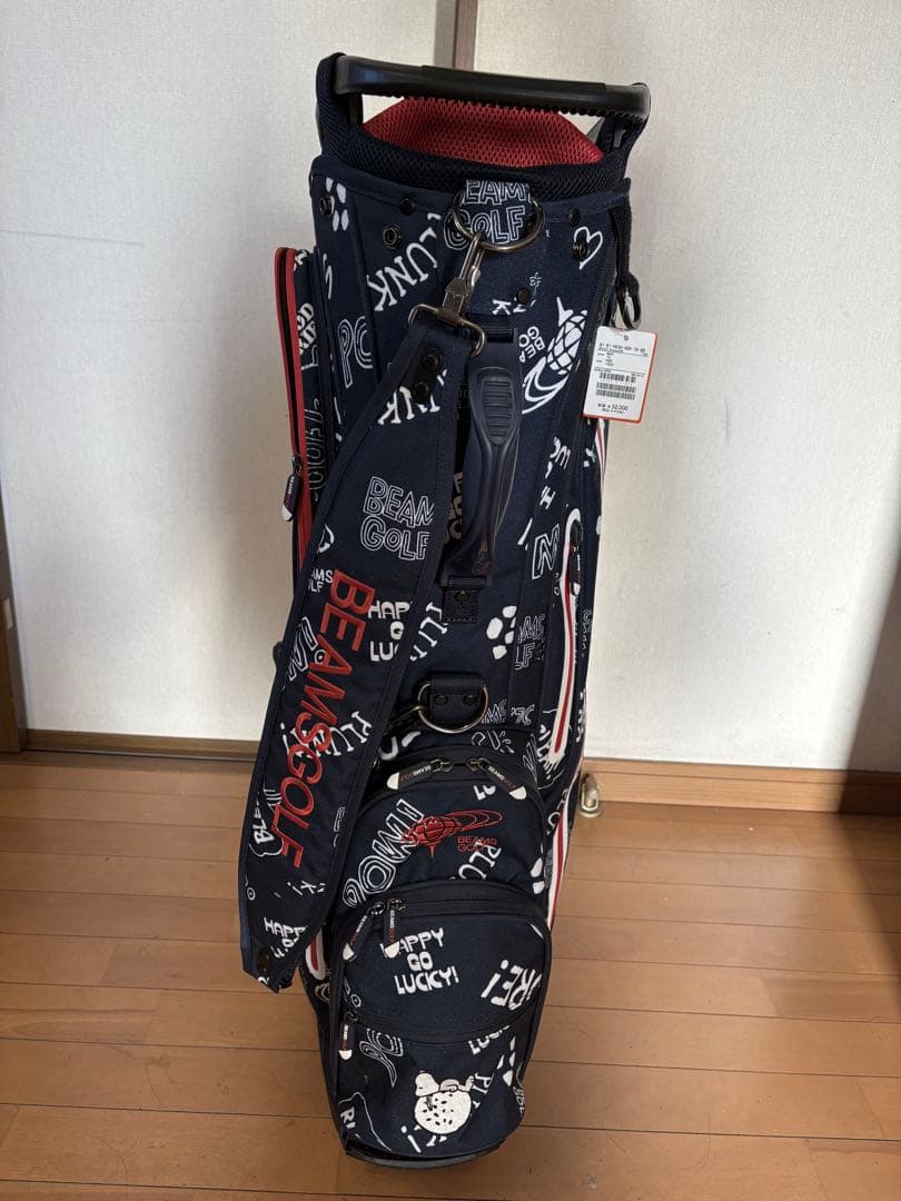 新品未使用‼️激レア‼️ビームス ゴルフ スヌーピー キャディバッグ ネイビー