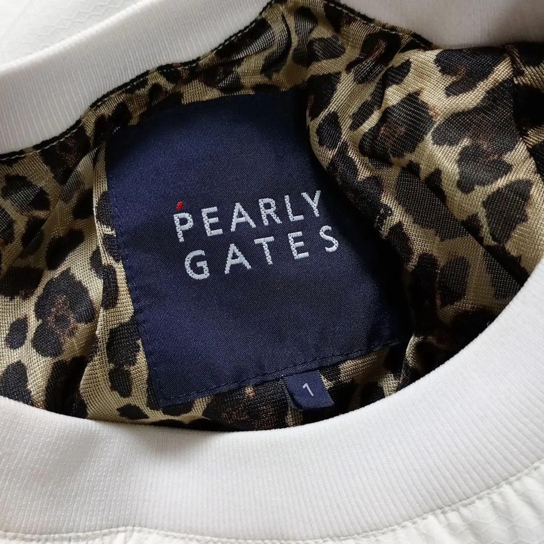 パーリーゲイツPEARLY GATES ホワイト 長袖トレーナーサイズ1