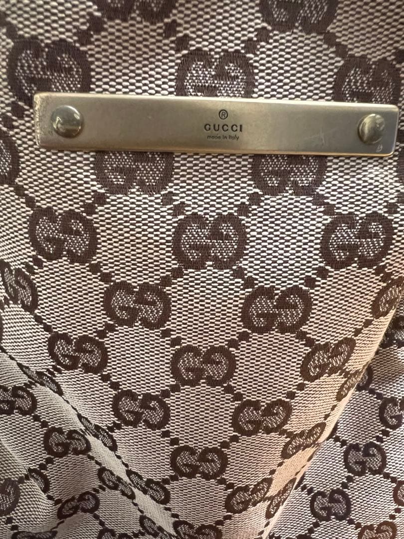 超希少／GUCCI　ペットキャリー　GG柄　キャンバス