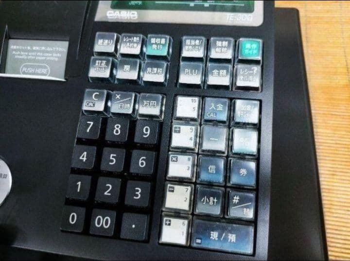 カシオレジスター　TE-300　フル設定無料　 送料無料人気機種　009926