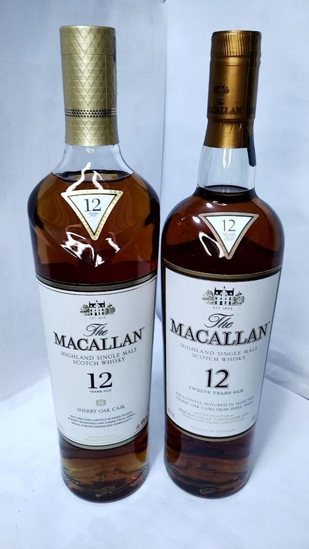 マッカラン12年新旧2本セット箱付700ml43%