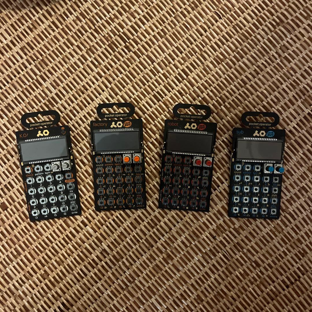 Pocket Operator 4台セット