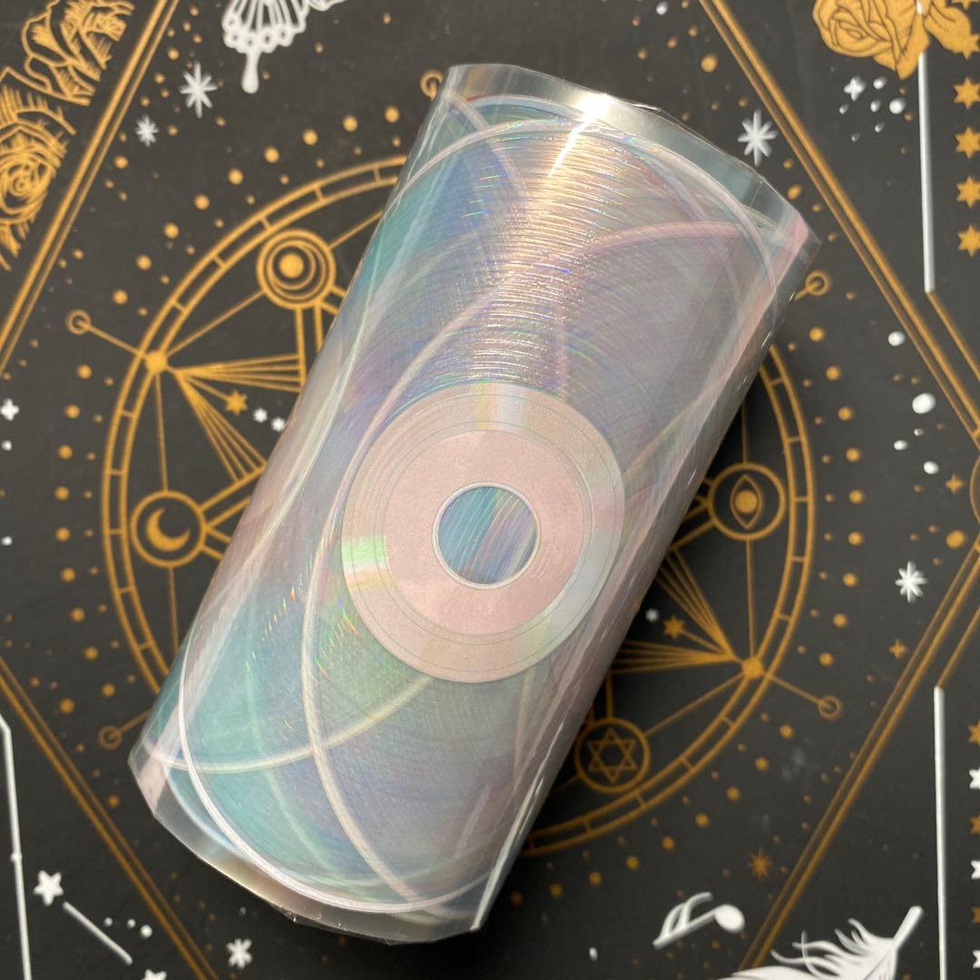 【Z】海外　10m巻　貝殻光/虹光マスキングテープ　お花系/装飾系/古風系