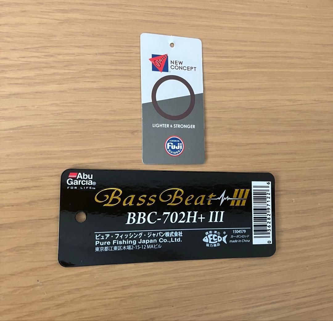 ロッド Abu Garcia Bass Beat III BBC-702H+III