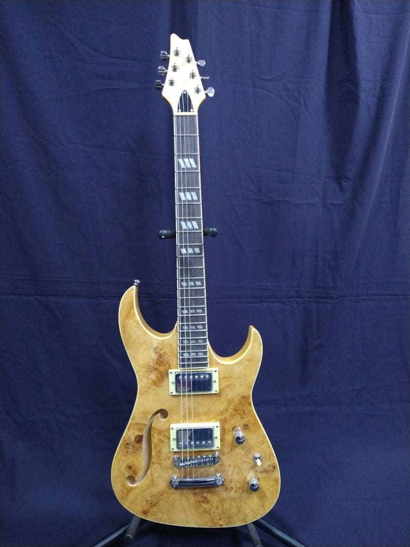 新品 カスタムメイド エレキギター バードアイメープルトップ＆バスウッドボディ