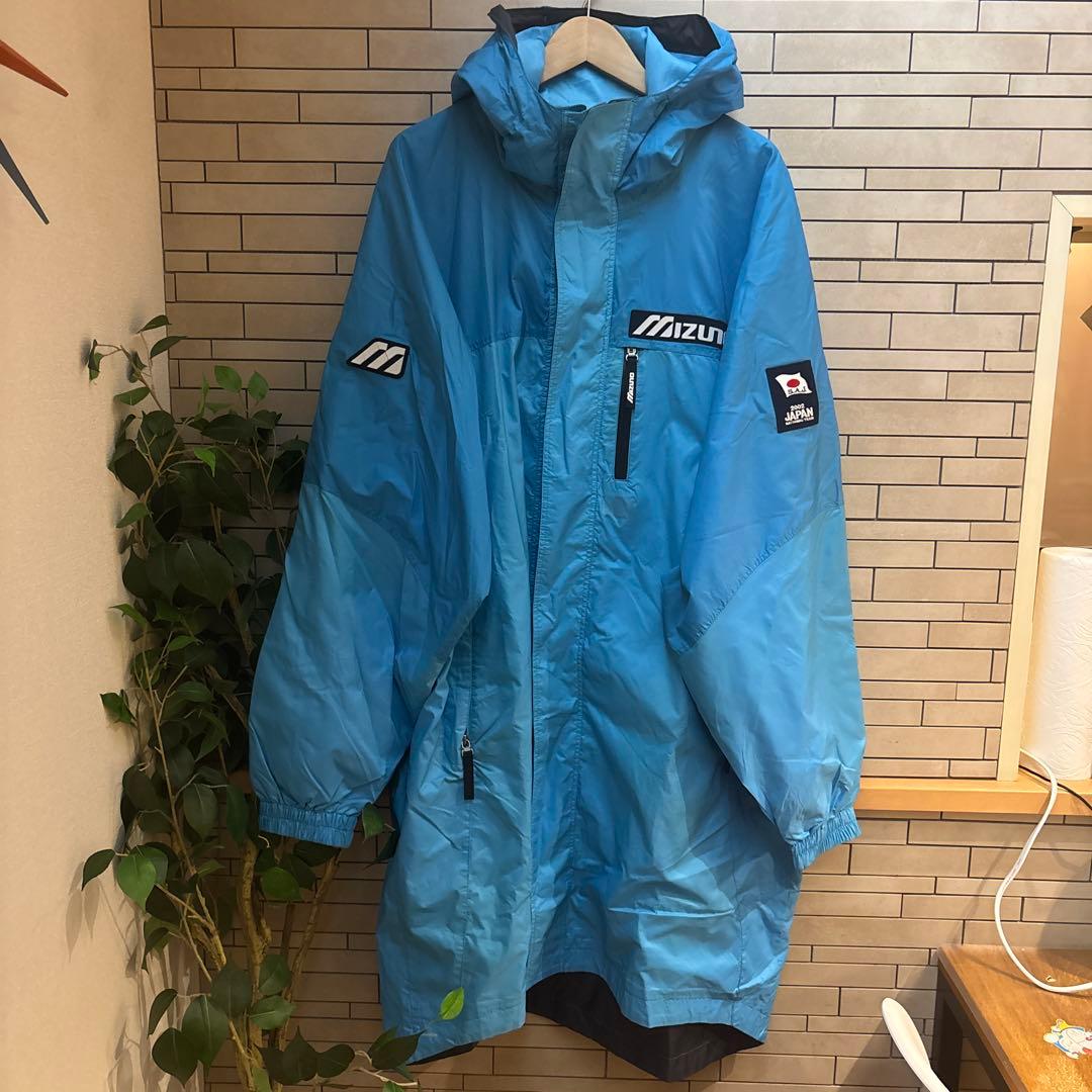 良品　ミズノ　ナショナルチーム　SAJ 非売品　ベンチコート　O（XL）