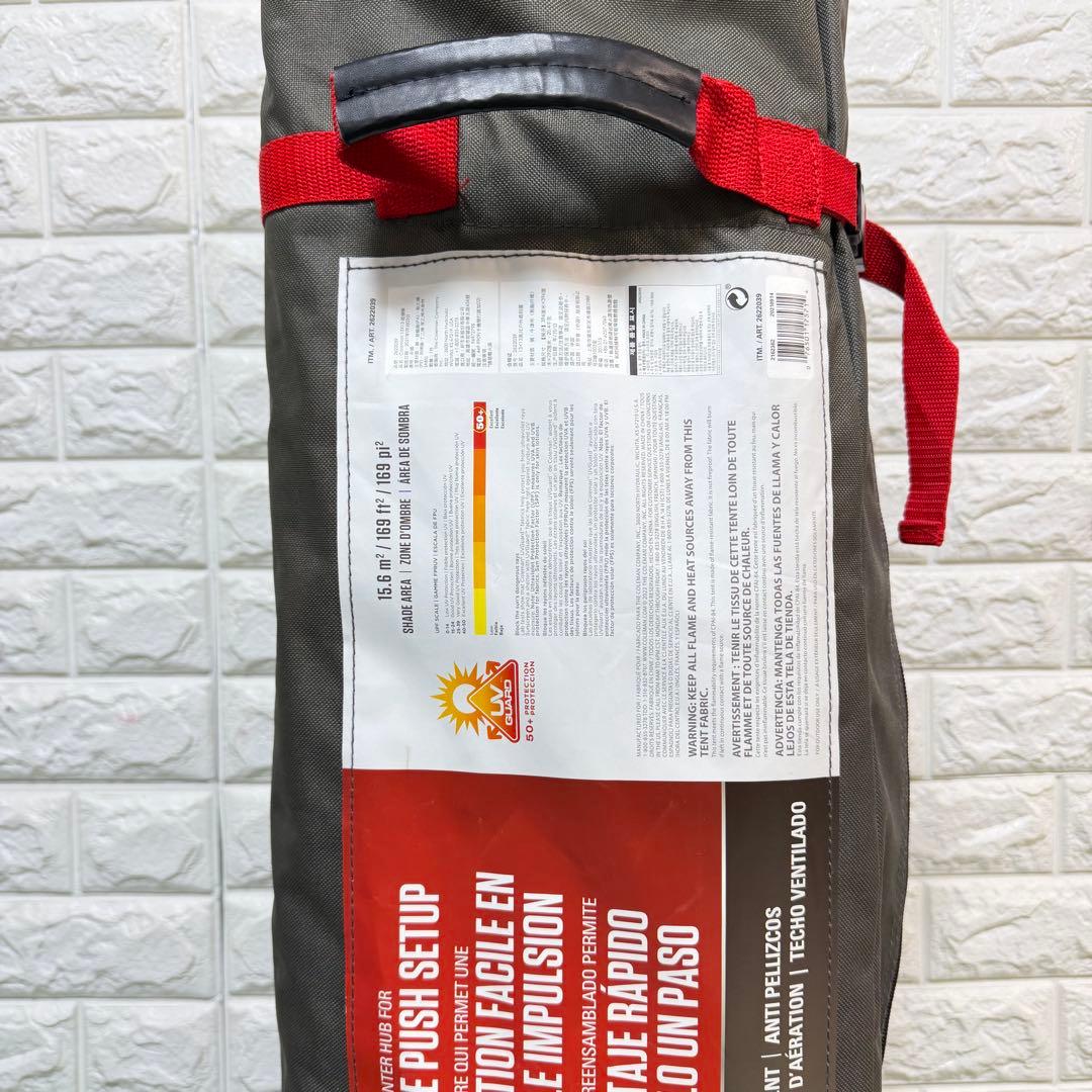 美品　コールマン　4m タープ　高さ2.9m UVカット　特大　すぐ使える