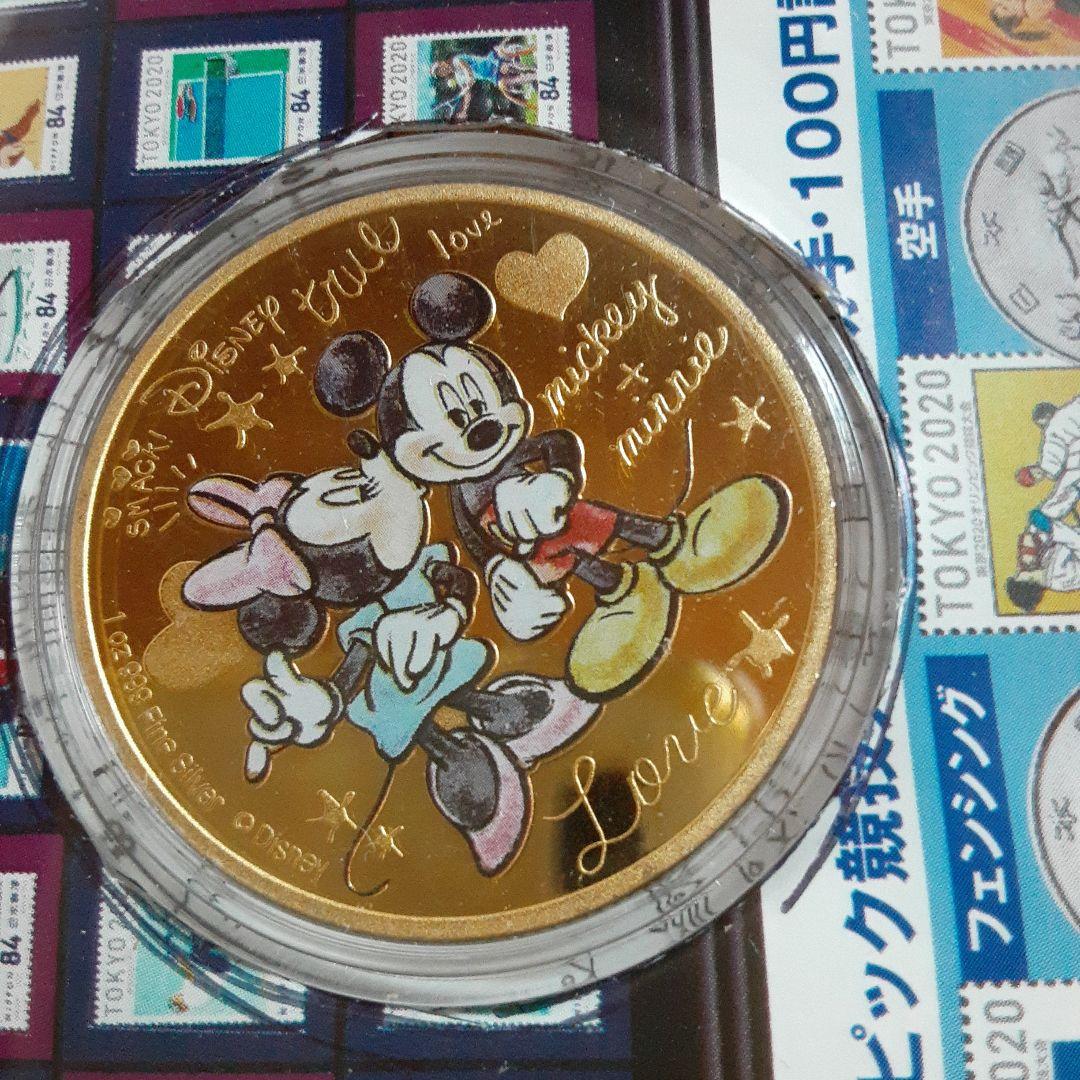 限定品ミッキーミニーカラー記念メダル
