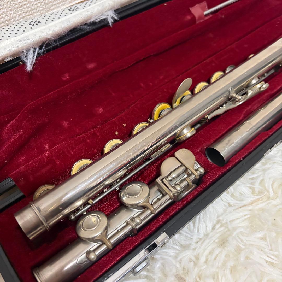 後期モデル ヤマハ フルート YFL-211 管楽器 Eメカ付き 良品 初心者