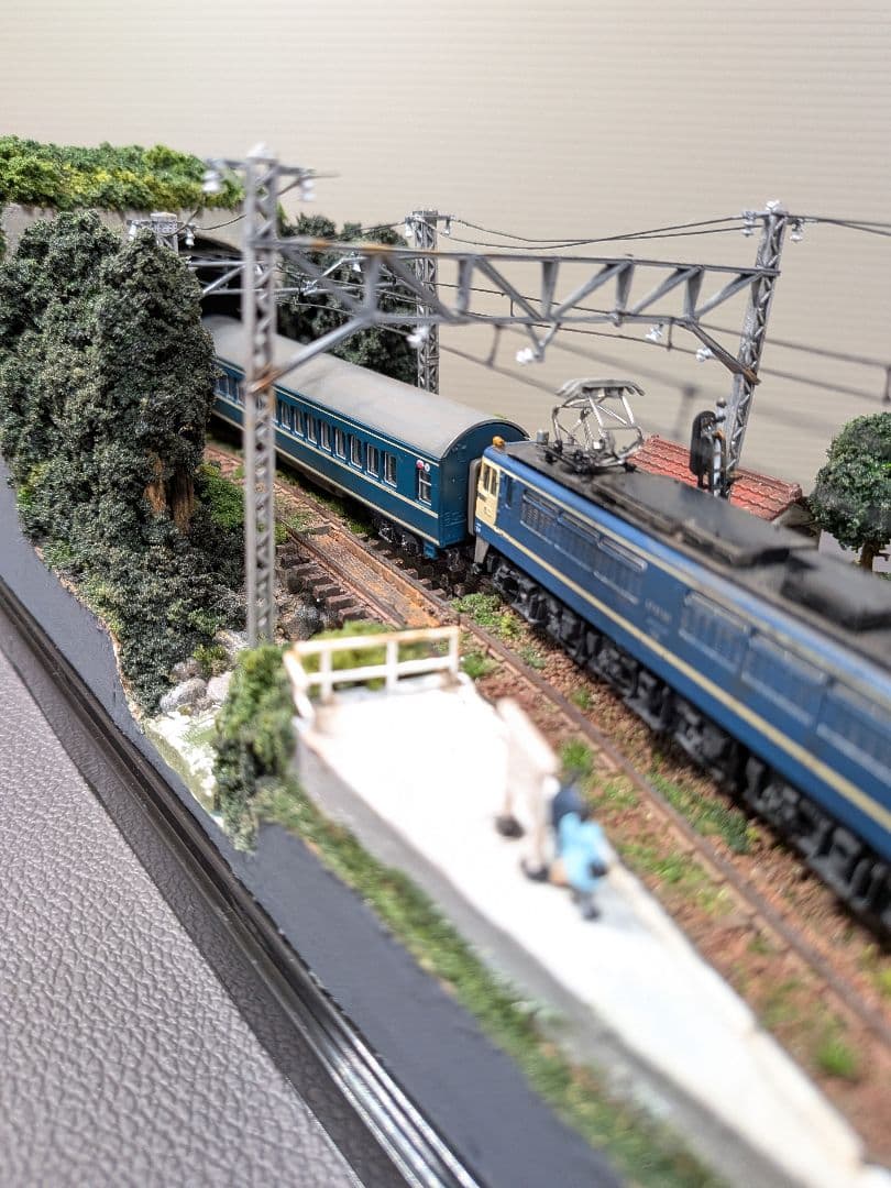 No.58鉄道Nゲージジオラマ車両、バス付き