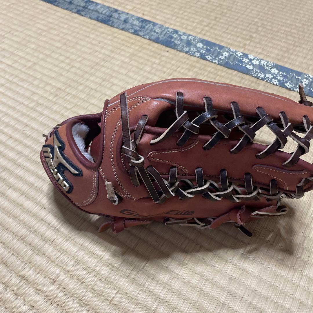 Mizuno 軟式グローブ ブラウン　外野手用
