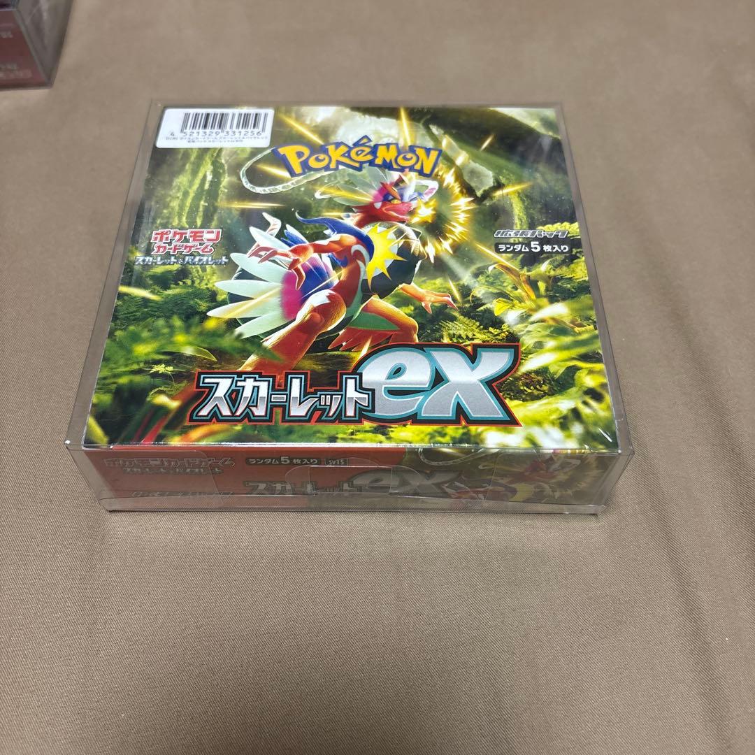 ポケモンカード　スカーレットex ボックス　シュリンク付き　未開封