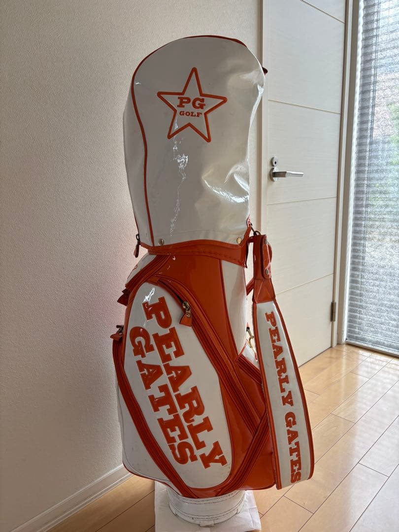 PEARLY GATES キャディバッグ と同色のヘッドカバーのセット