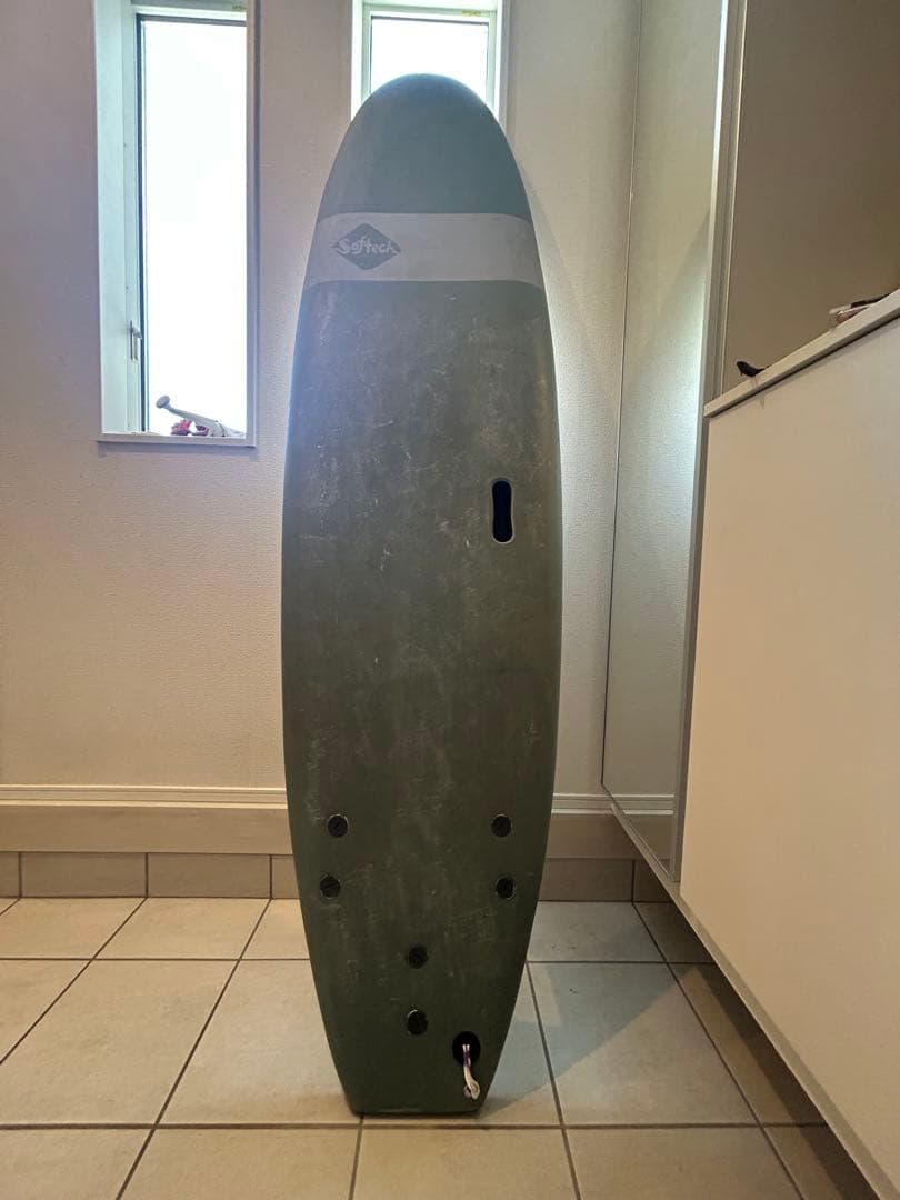 ソフテック　サーフボード　6.6 フィン、リーシュ