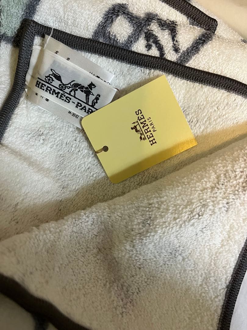 HERMES バスタオル2枚セット 太陽デザイン