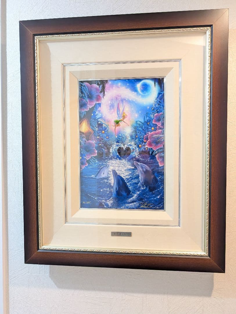 ミ*ウ様 クリスチャンラッセン　ディズニー　ティンカーベル 版画