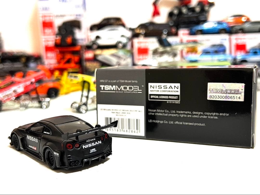 Mini GT 日産35GT-RR Matte Black LBWK R35