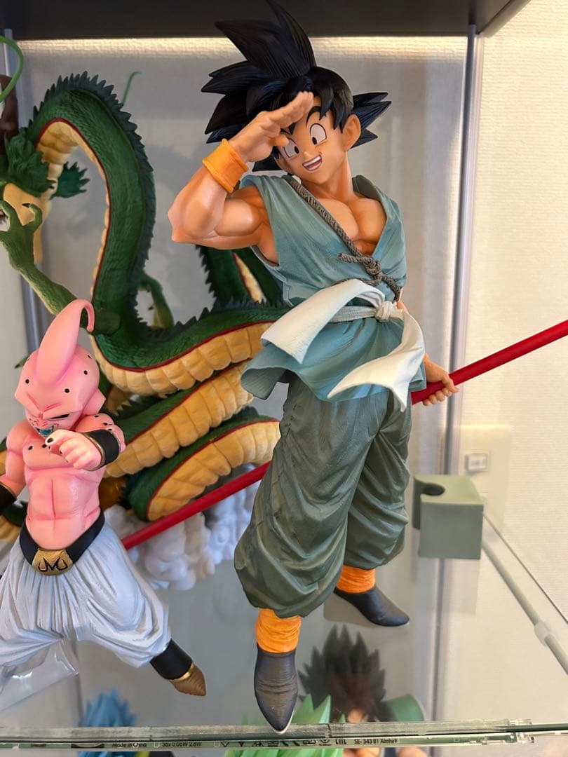 一番くじ　魔人ブウ(純粋)、バイバイ悟空、神龍、四星球