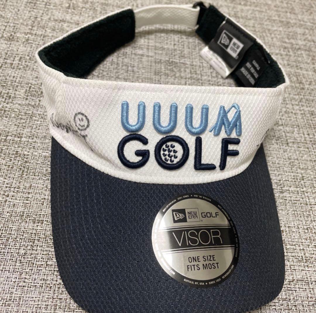 【直筆サイン入り】UUUM GOLF サンバイザー