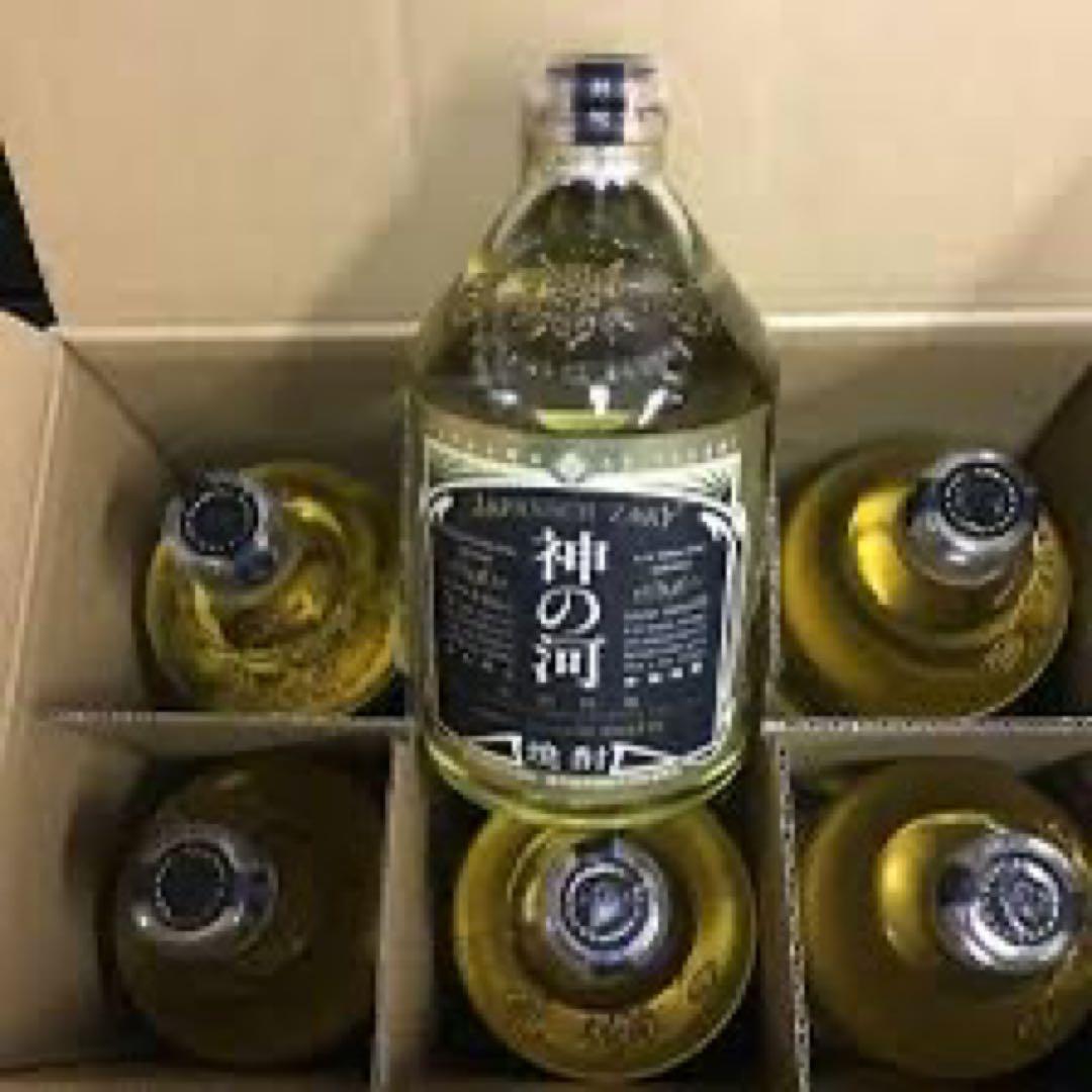 神の河ブラック 6本セット 本格焼酎 長期5年熟成