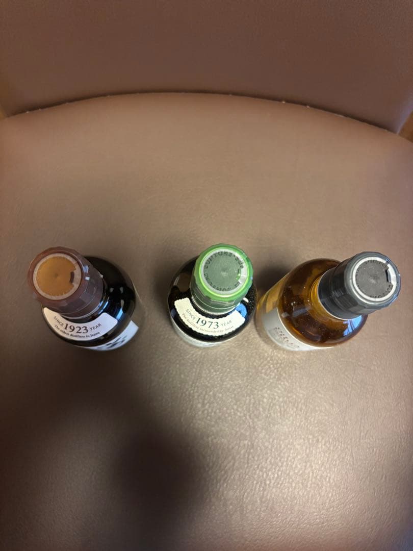 h*9様 サントリー　山崎、白州、知多　ミニボトル180ml 3本セット