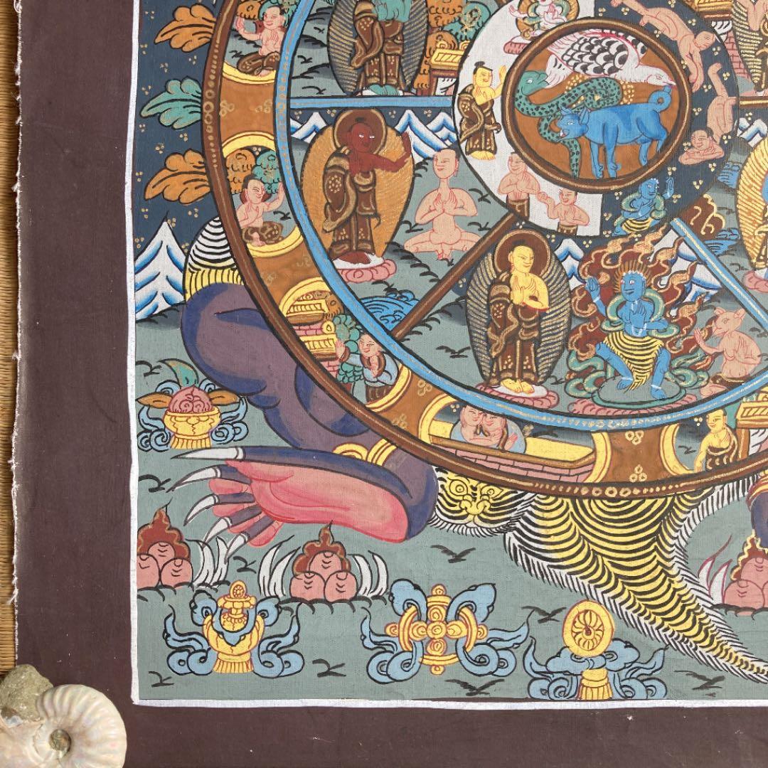 タンカペイント　六道輪廻