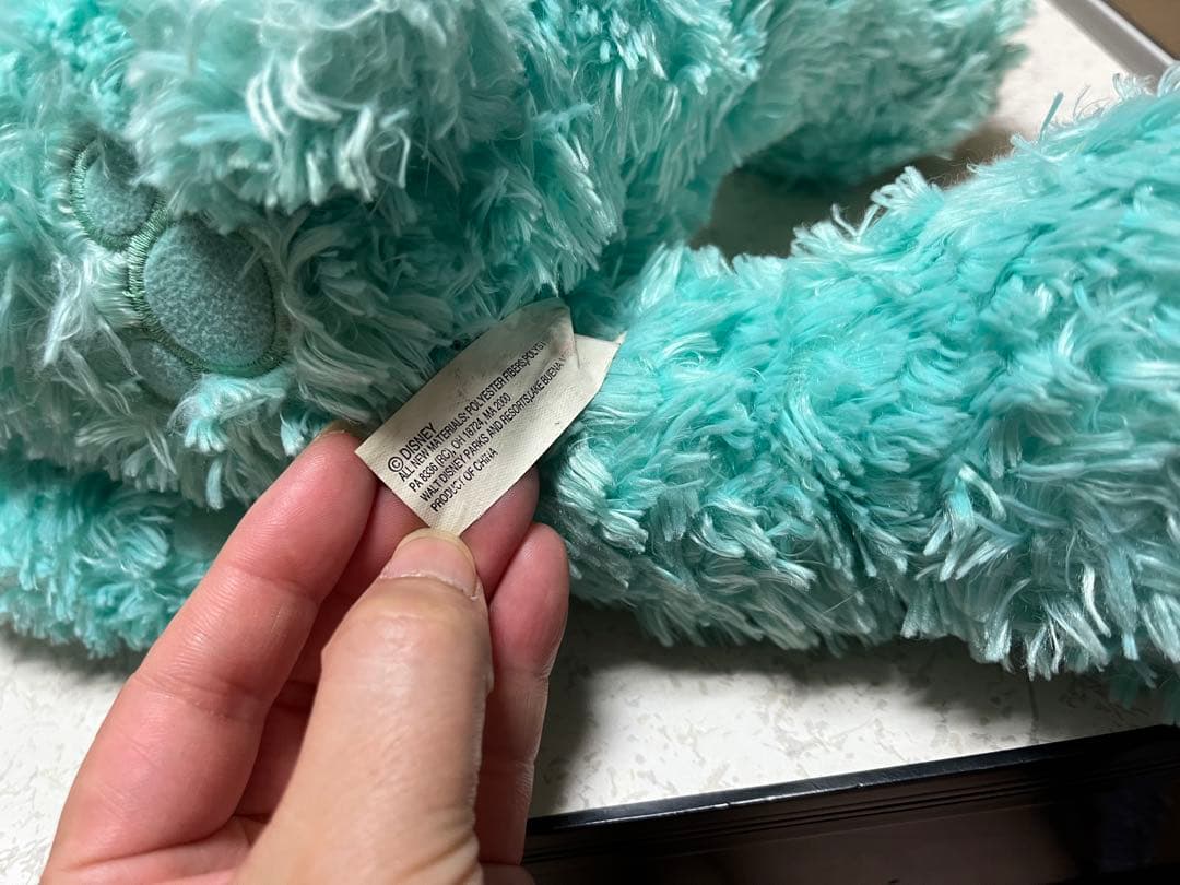 希少　最終値下げ　海外ベア　ディズニーベア　ディズニーダッフィ ミントブルー