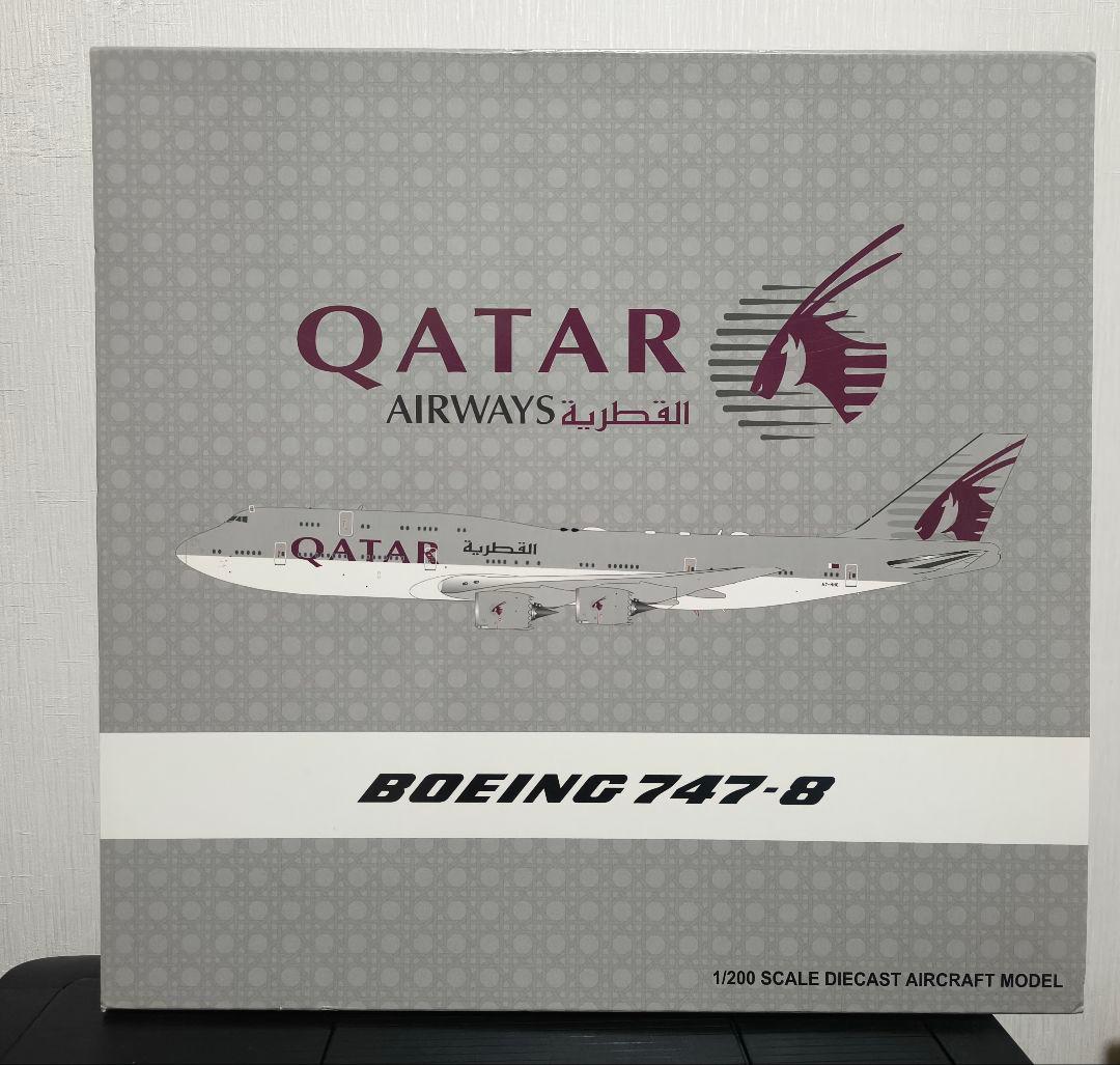 航空機・ヘリコプター JCwings 1/200 QAF B747-8 A7-HHE