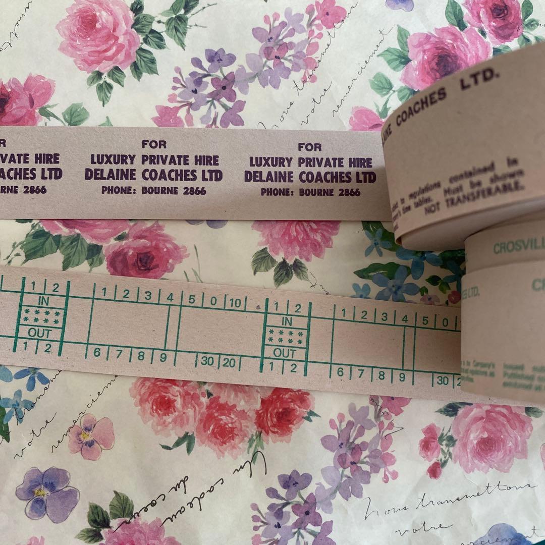 ✩︎レア✩︎イギリス　ロールチケット　②巻セット