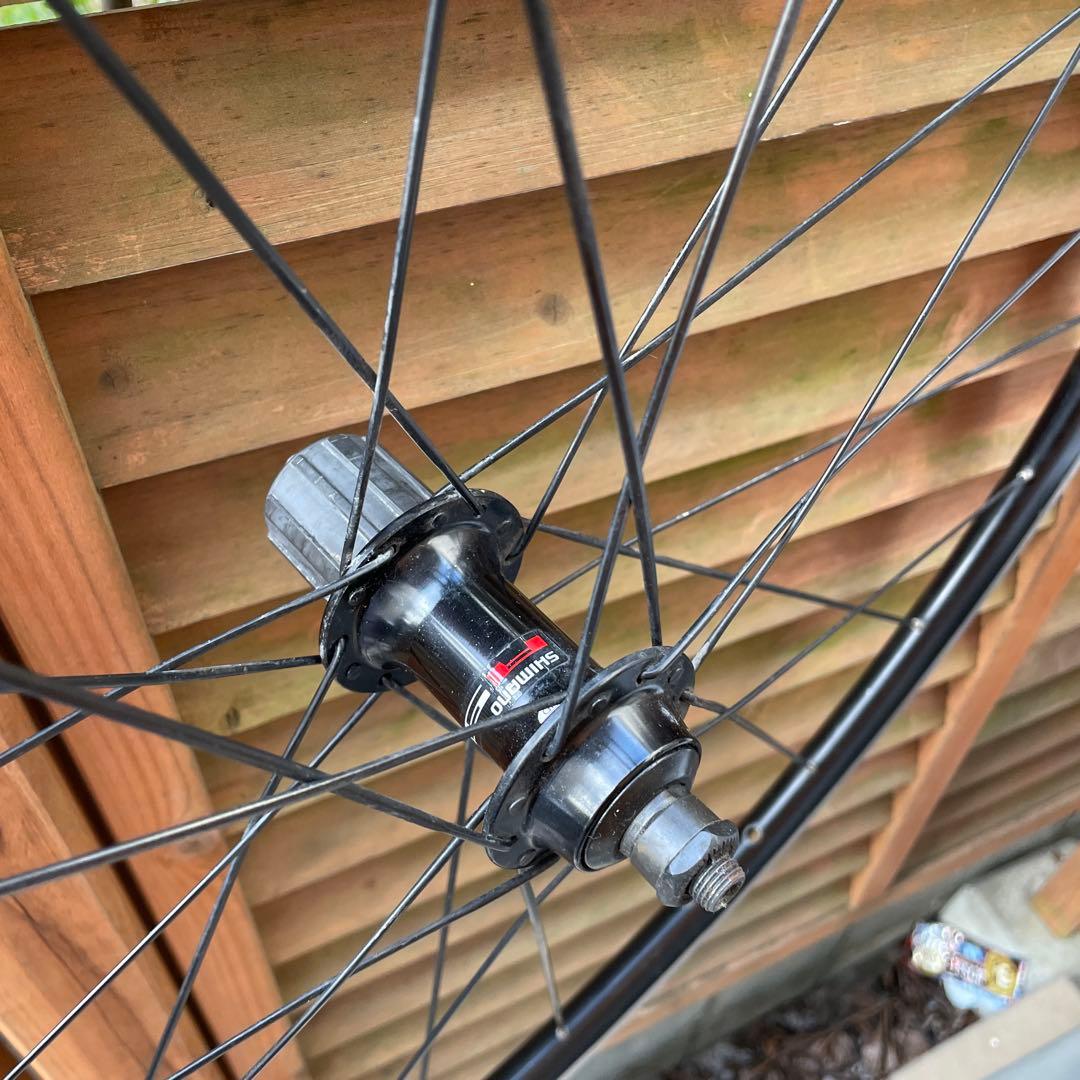 Shimano R500 完組ホイール ブラック(前後)