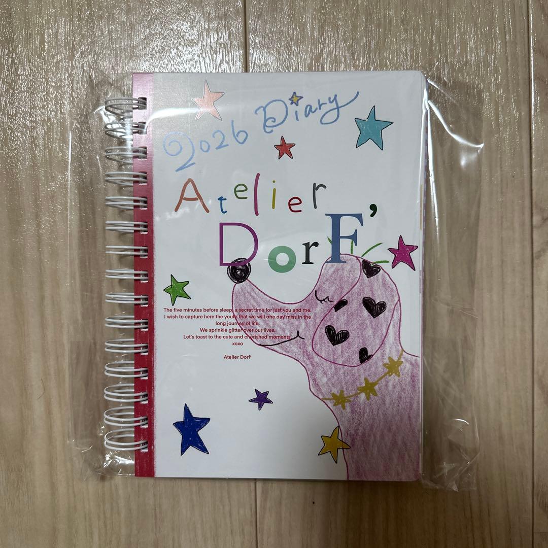 2026年 Atelier D'orF スケジュール帳 A5