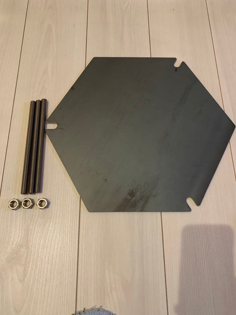 TATSUJIN 焚火台　　焔Ｌサイズ　炭受け鉄板セット