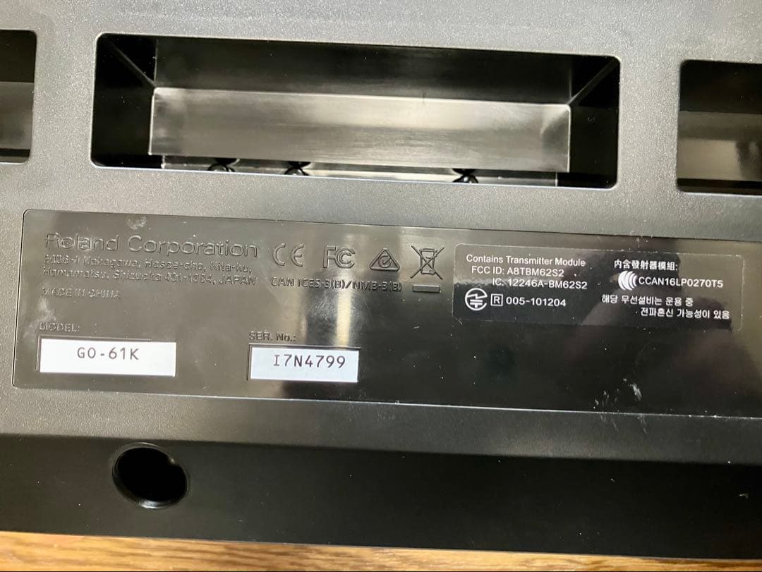 【保証証付】Roland GO:KEYS 61鍵 キーボード【即購入OK】