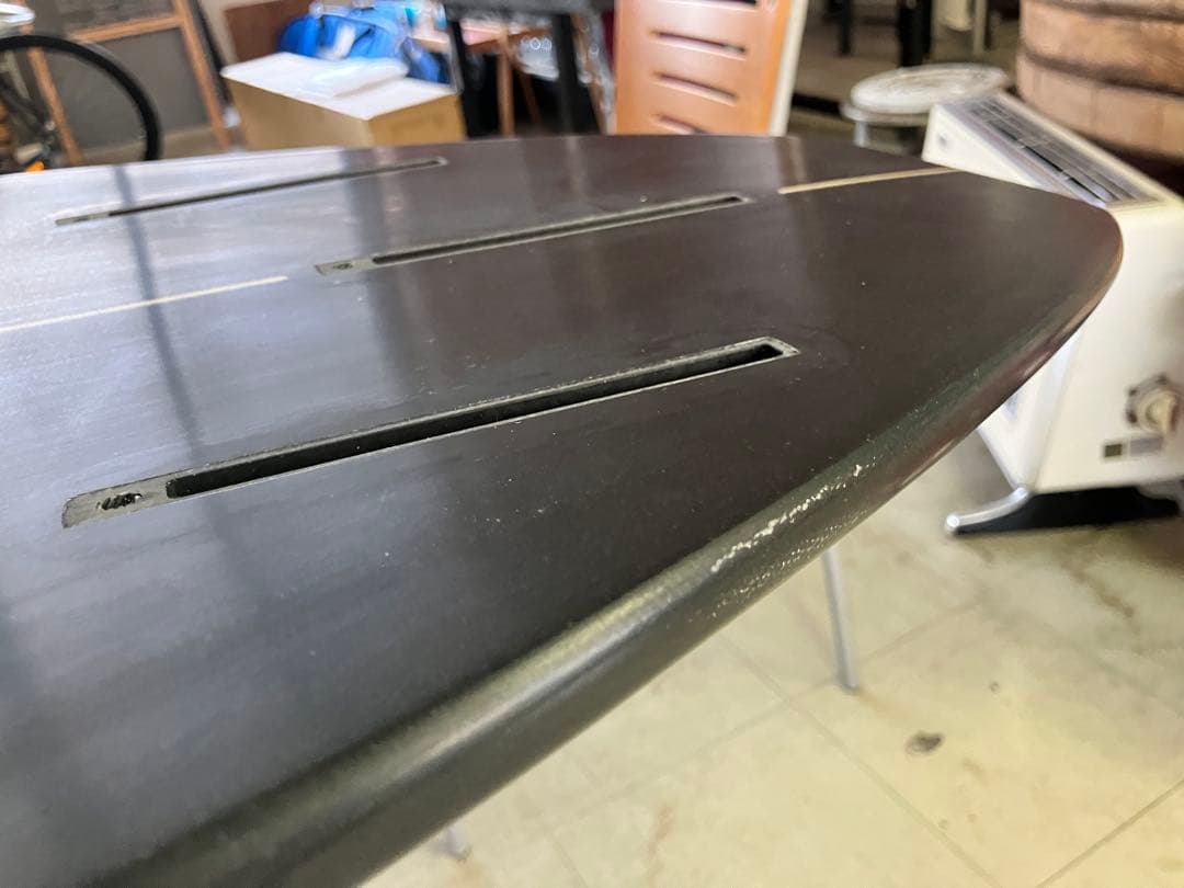 岡山手渡しReactionサーフボード、ショートボードブラック