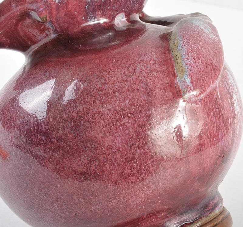 中国　窯変釉　龍文葫蘆瓶　V　R5184