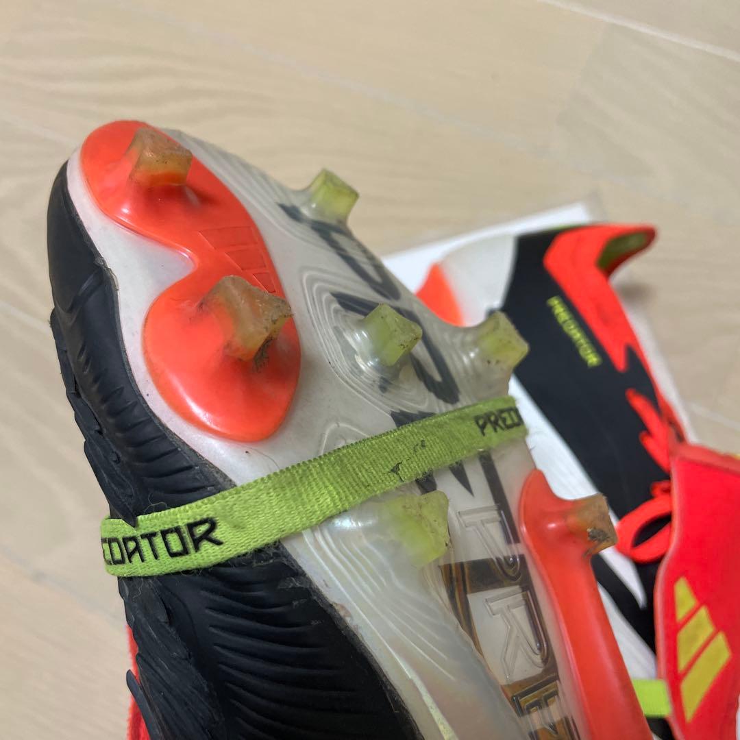 adidas Predator シューズ 27.5ブラック/レッド