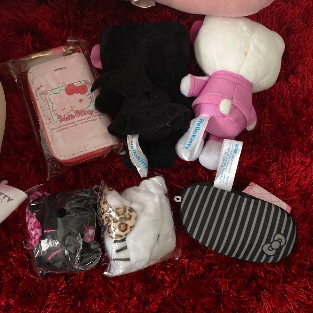 サンリオ　キティ　ギャル　ヒョウ柄　キーケース　ぬいぐるみ　バッグ　保冷バッグ