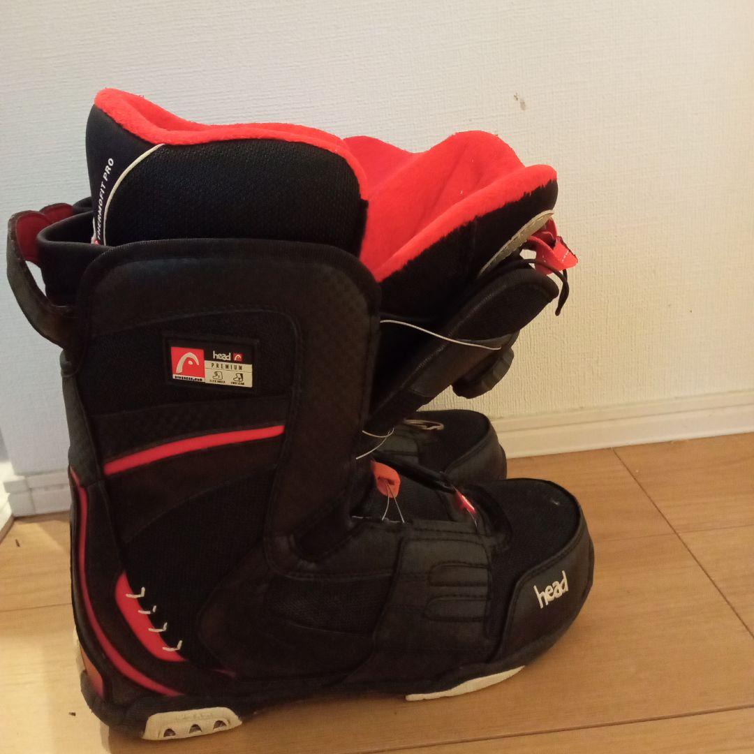 カッコいいHead スノーボードブーツ ブラック/レッド26センチ