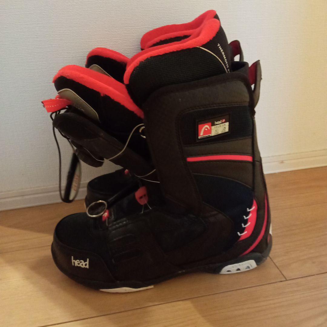 カッコいいHead スノーボードブーツ ブラック/レッド26センチ