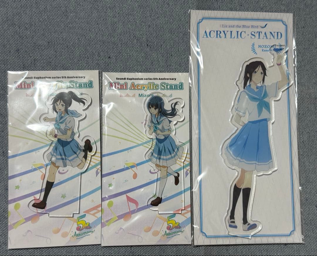 響け！ユーフォニアム アクリルスタンド 傘木希美、鎧塚みぞれ 3点セット