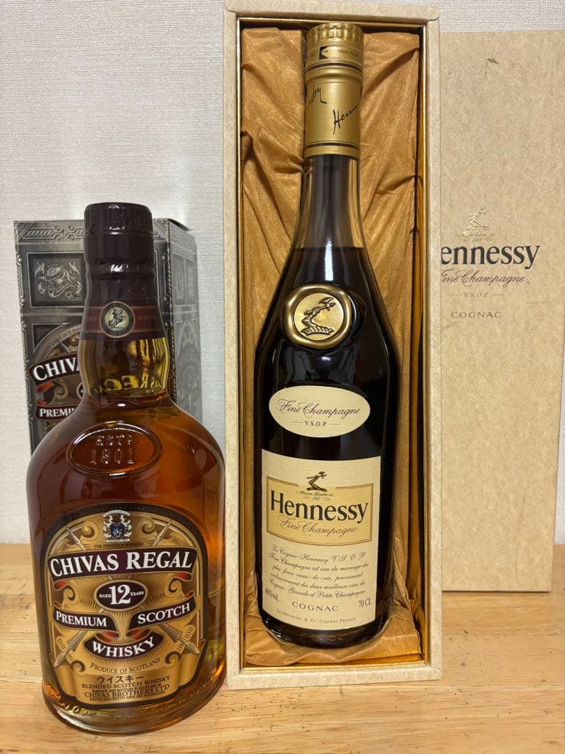 Chivas Regal 12年 & Hennessy コニャック ウイスキー